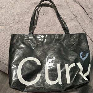 Black Glossy Tote Bag
